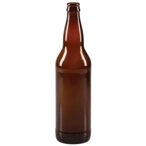 22 oz. Bomber Beer Bottles  - Amber Glass - Case of 12