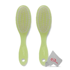 2x Conair Pro Baby Brush Extra Gentle for Little Heads (Yellow)