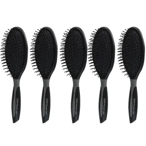 5x CONAIR PRO Ergo-Grip Cushion Brush (CN-CPEG05)