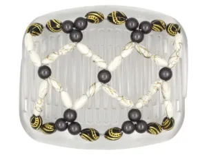 African Butterfly Hair Comb - Ndalena Clear 92