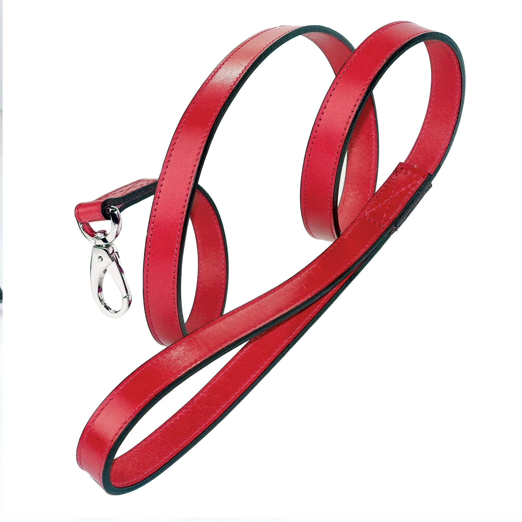 After Eight Dog Leash in Ferrari Red