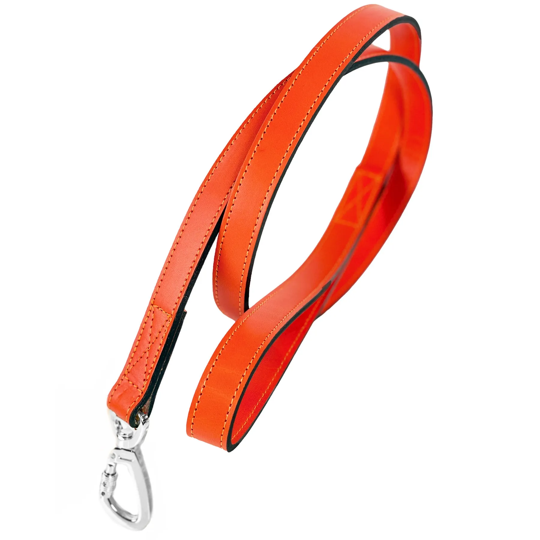 After Eight Dog Leash in Tangerine