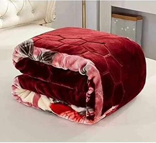 ALCITIC HOME Luxurious Celerrio Warm Mink Blanket Double Bed for Winter