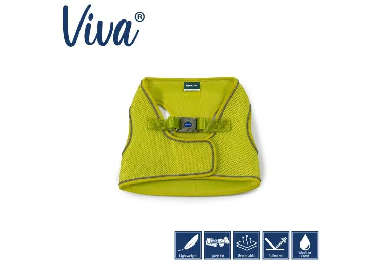 Ancol - Viva Step-in Harness - Lime - Small/Medium