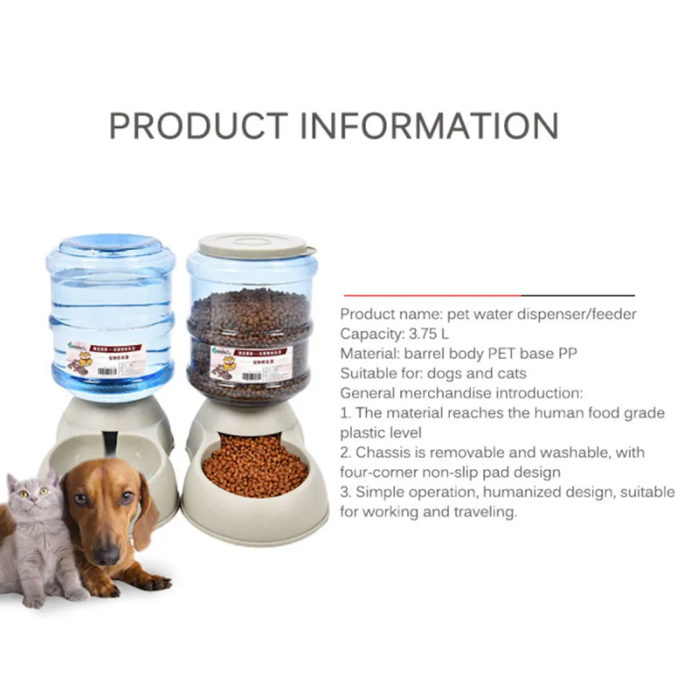 Automatic Pet Food Dispenser 3.75L