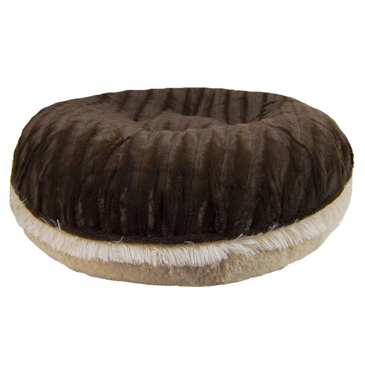 Bagel Dog Bed Godiva Brown/Blondie