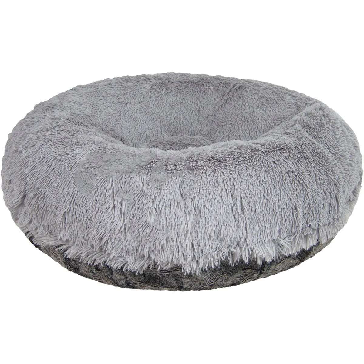 Bagel Dog Bed Siberian Grey/Arctic Seal