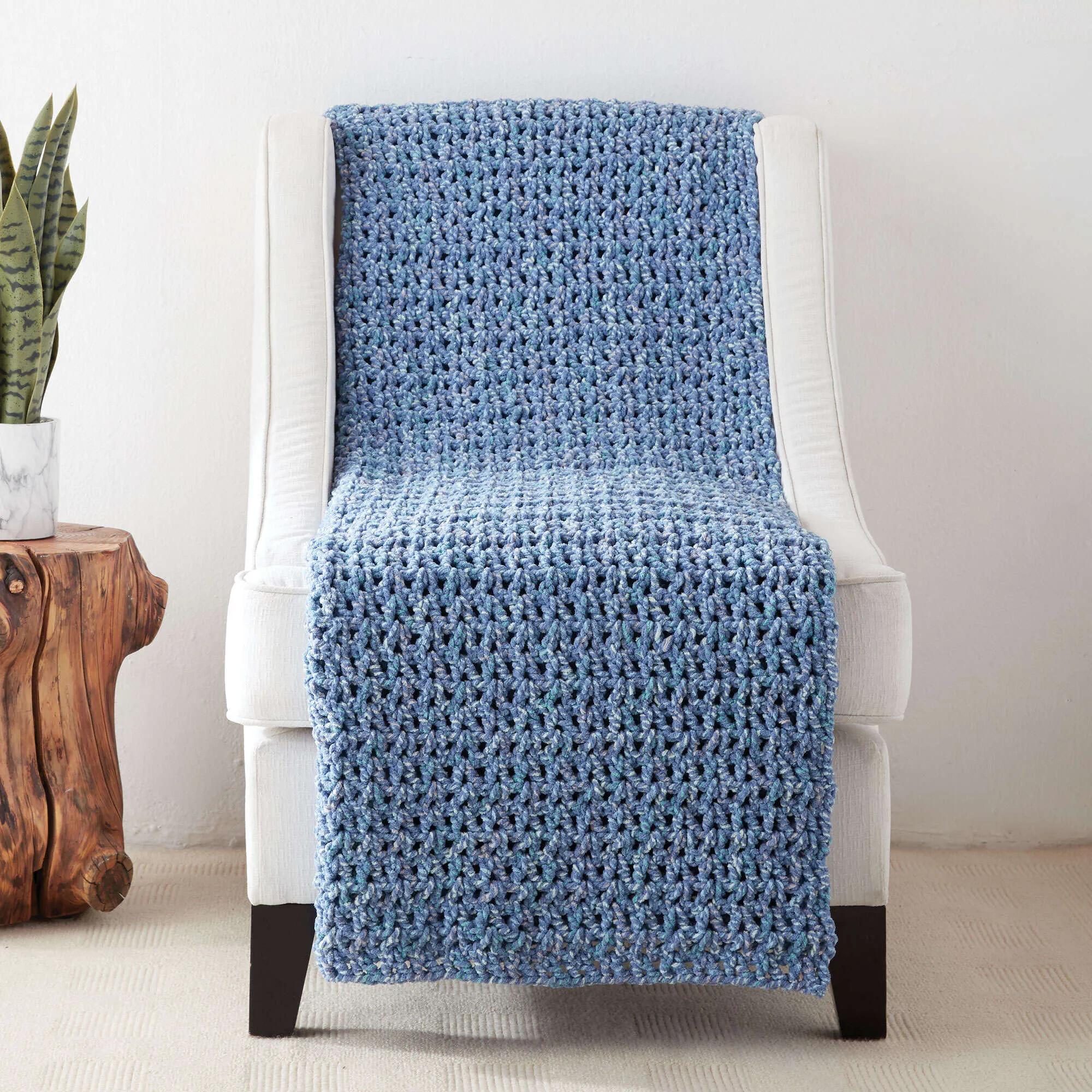 Bernat Easy Peasy Crochet Blanket