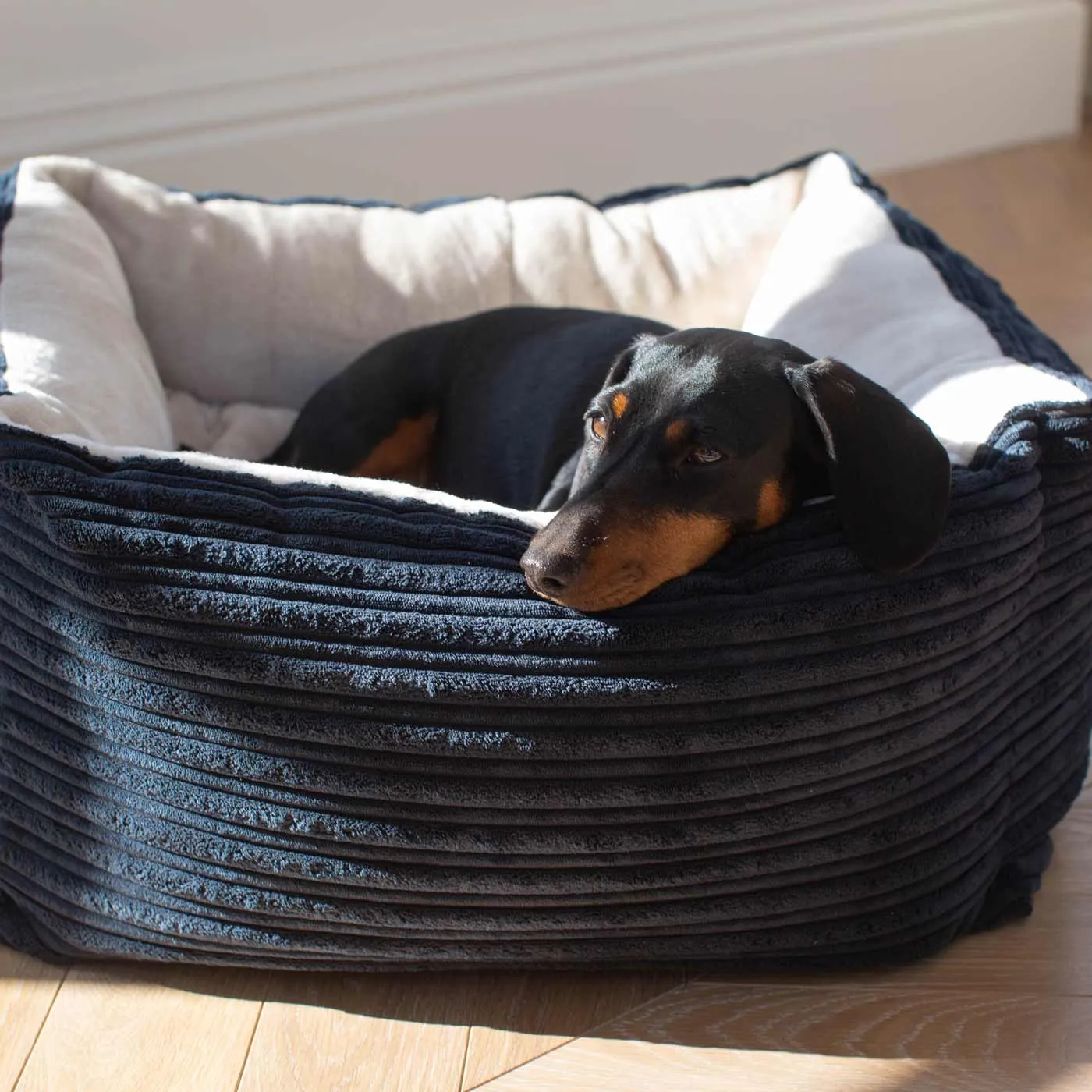 Box Bed With Removable Covers in Essentials Plush by Lords & Labradors