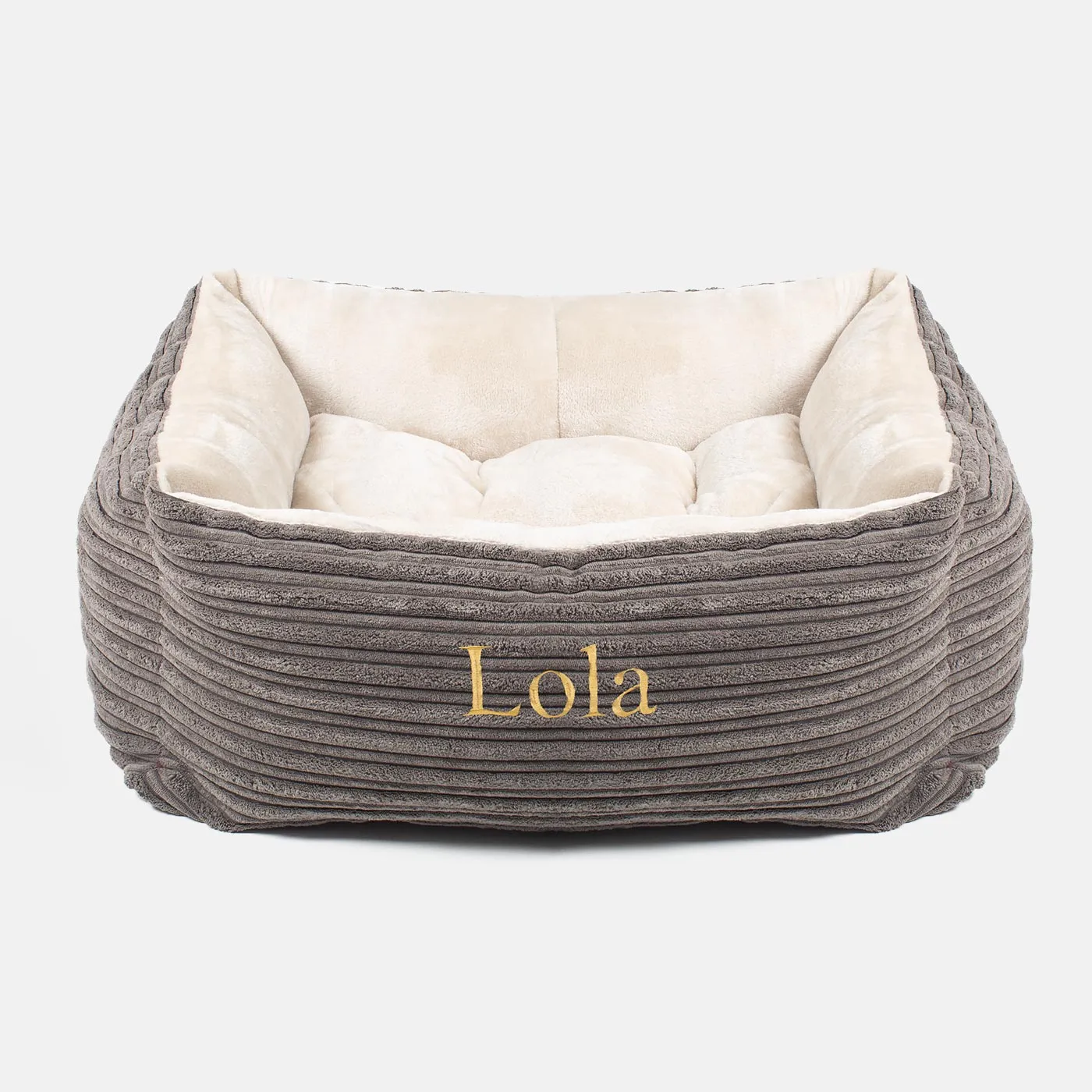 Box Bed With Removable Covers in Essentials Plush by Lords & Labradors