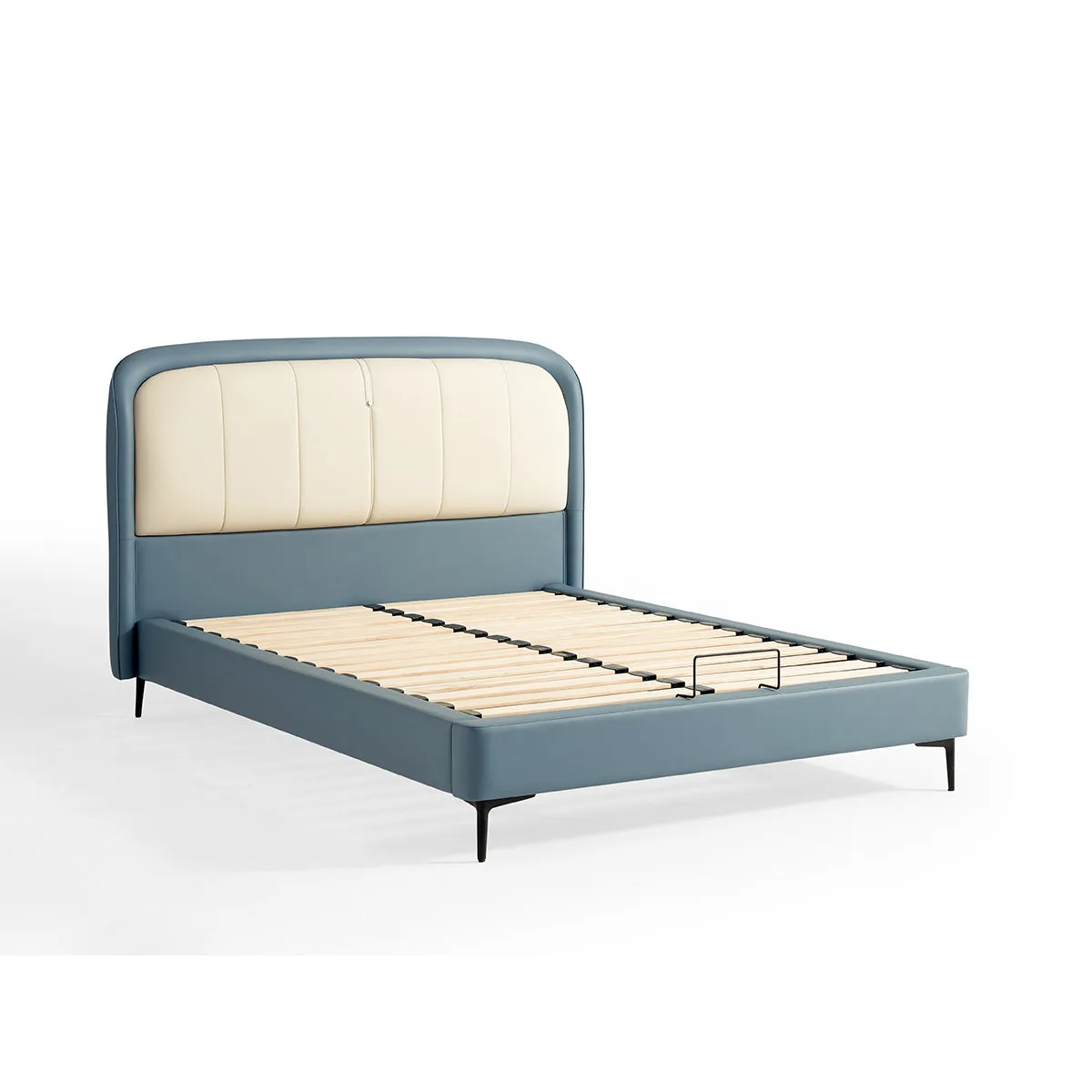 Boys Upholstered Bed with Mattress