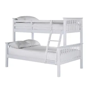 Bronson Double Bunk Bed 3' & 4'6 White