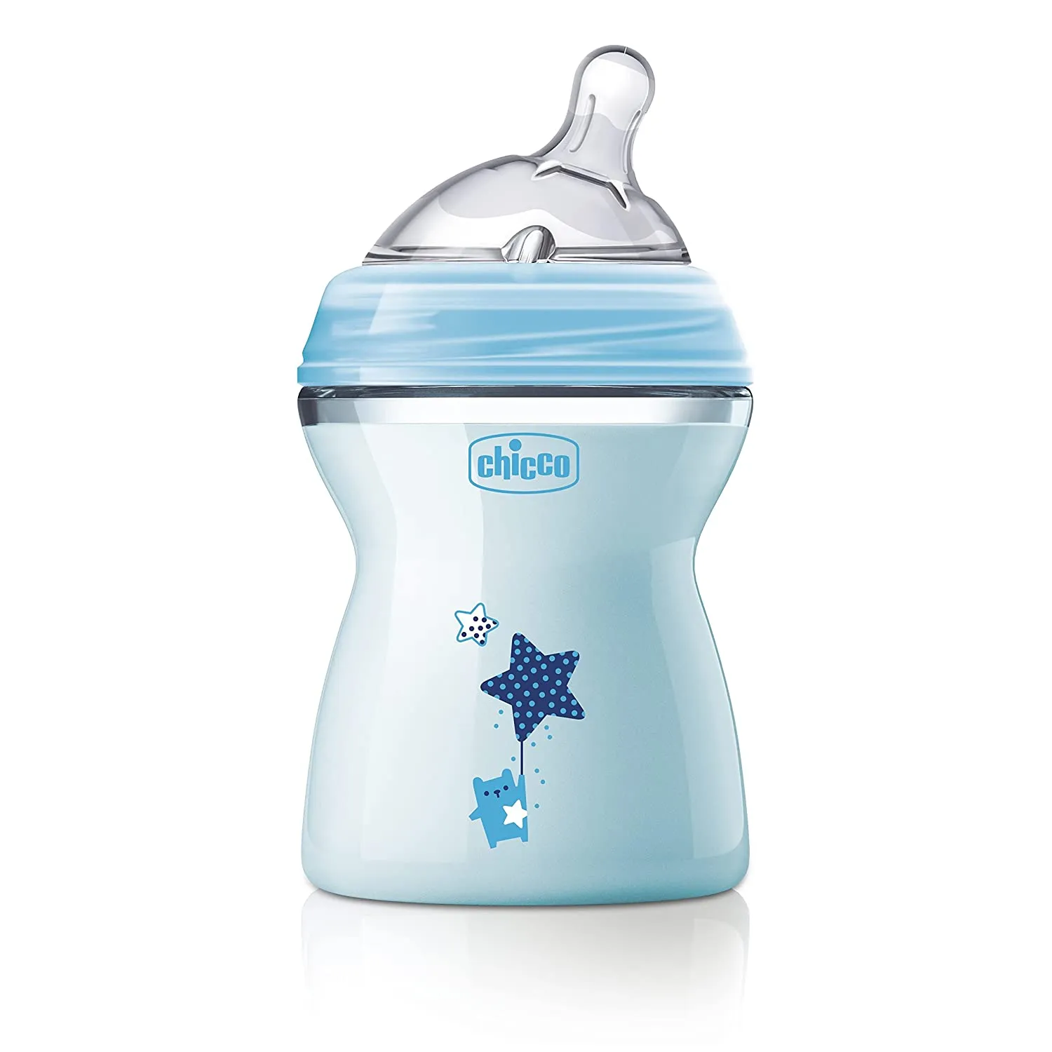 CHICCO Wide neck Natural feeling feeding bottle - 250ml, 2 m