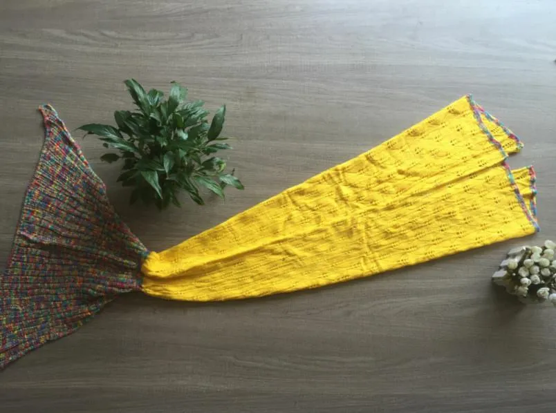 Child Mermaid Tail Blanket