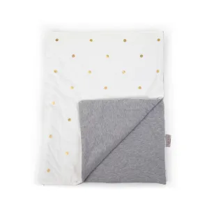 Childhome Blanket Jersey Gold Dots