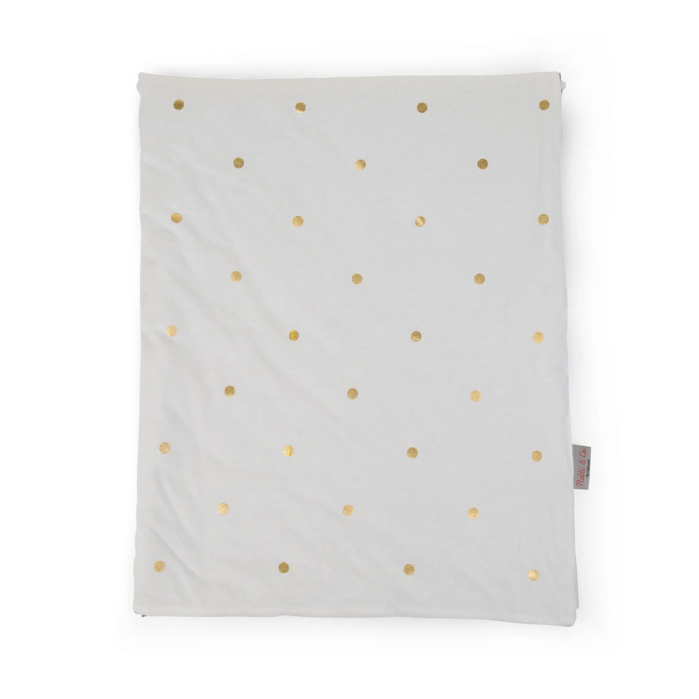 Childhome Blanket Jersey Gold Dots