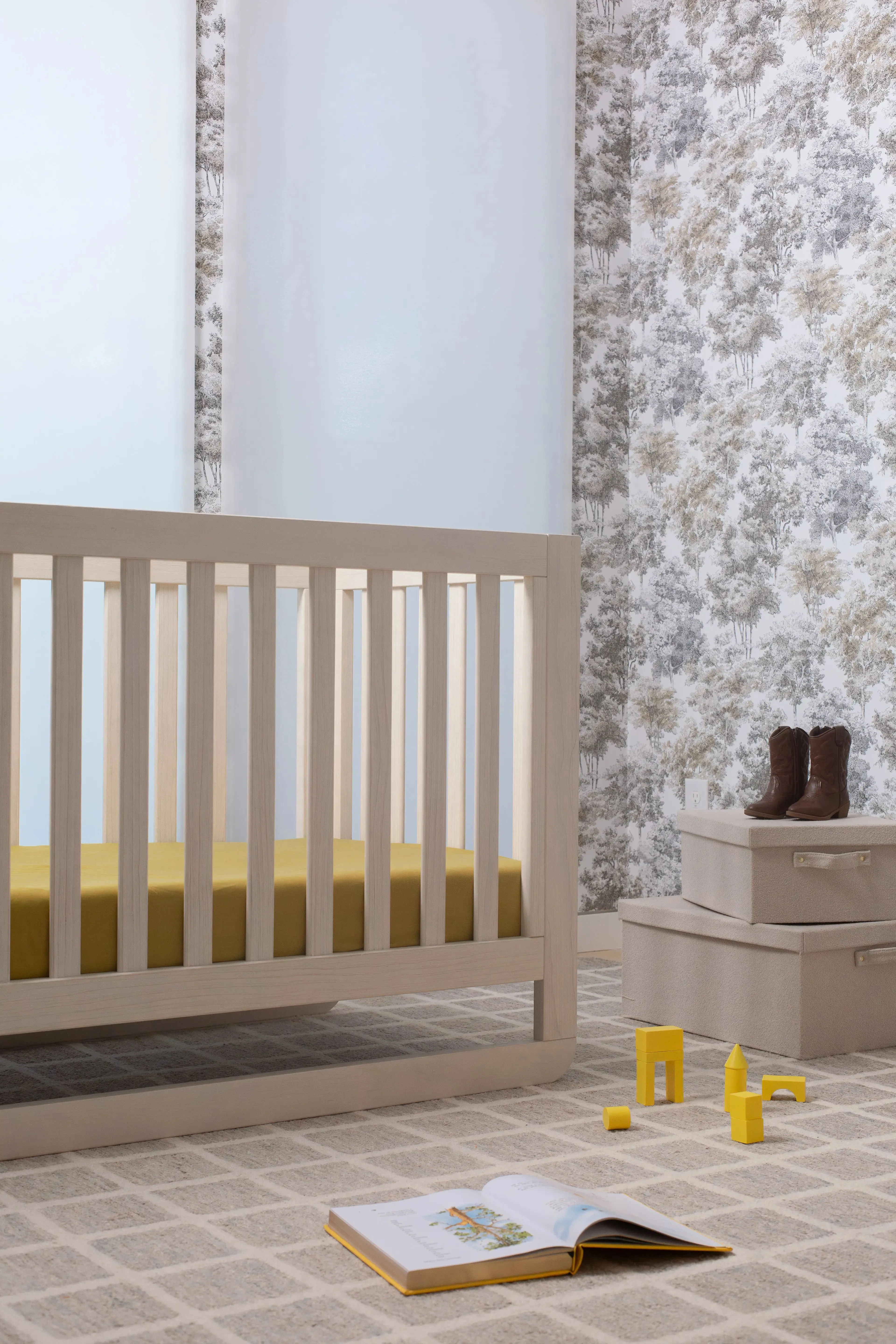 CleanBamboo Hemp™ Linen  Crib & Toddler Fitted Sheet