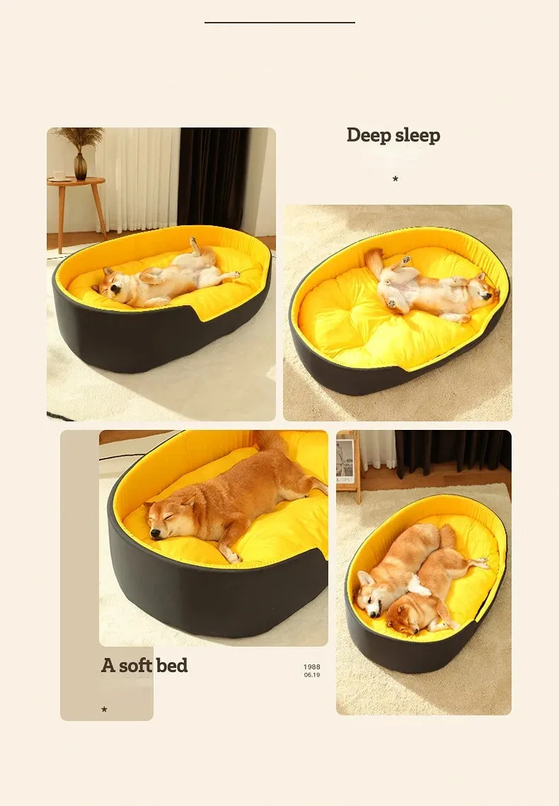 Comfortable Pet Bed for All Seasons - Ideal for Dogs and Cats