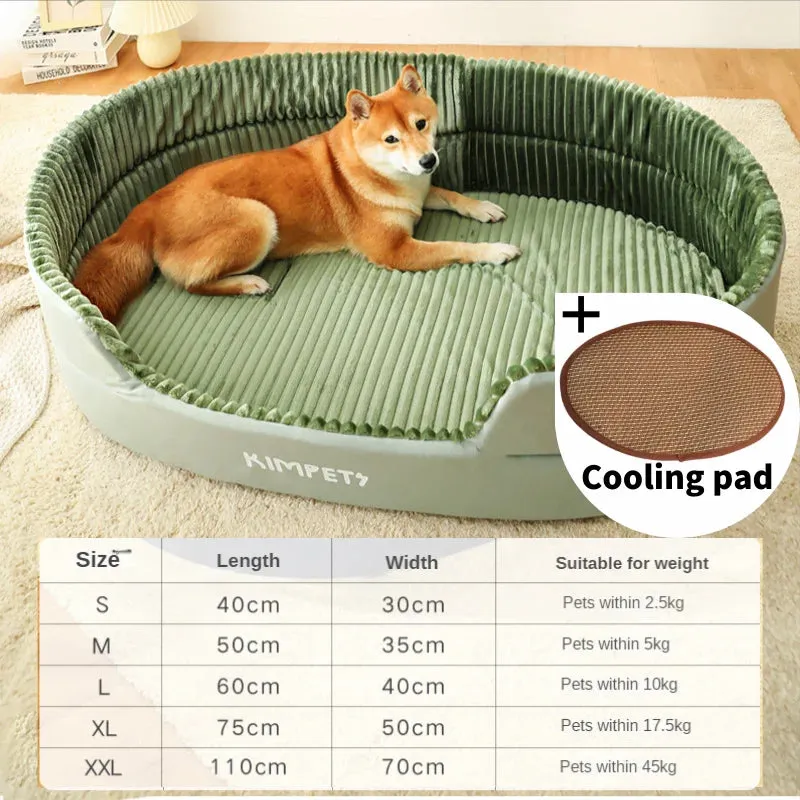 Comfortable Pet Bed for All Seasons - Ideal for Dogs and Cats