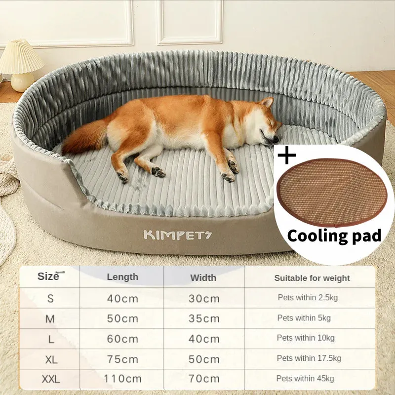 Comfortable Pet Bed for All Seasons - Ideal for Dogs and Cats