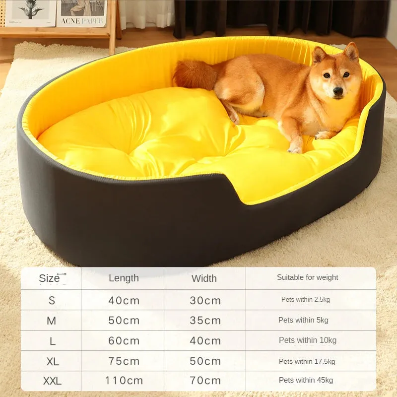 Comfortable Pet Bed for All Seasons - Ideal for Dogs and Cats