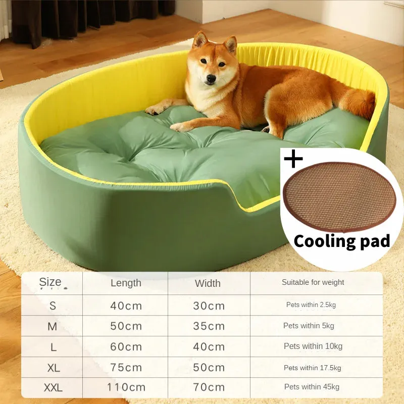 Comfortable Pet Bed for All Seasons - Ideal for Dogs and Cats