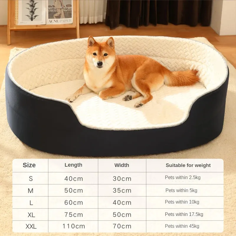 Comfortable Pet Bed for All Seasons - Ideal for Dogs and Cats