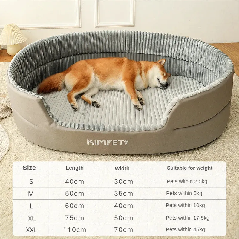 Comfortable Pet Bed for All Seasons - Ideal for Dogs and Cats