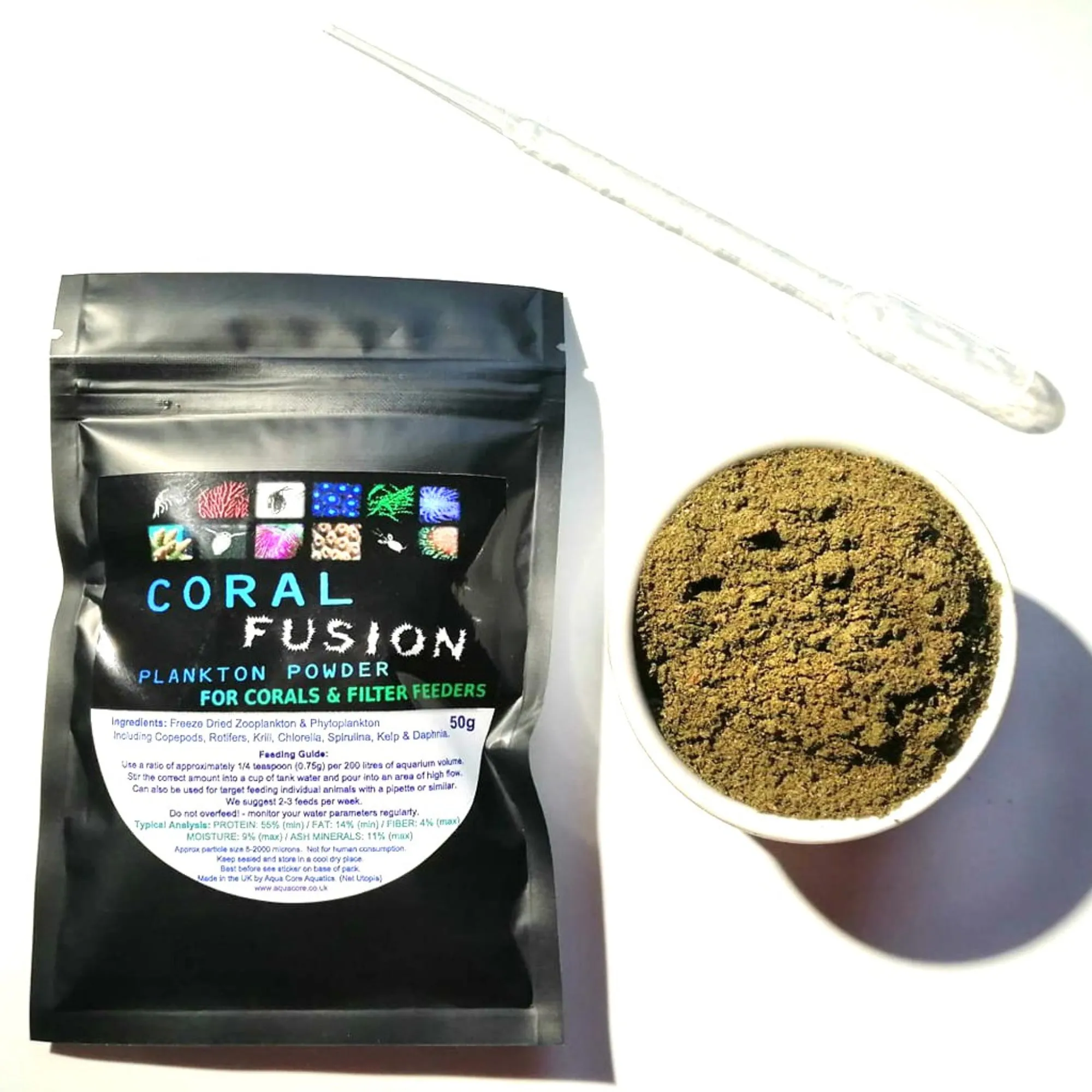 Coral Fusion ™ - 50g - Plankton Powder Coral Food