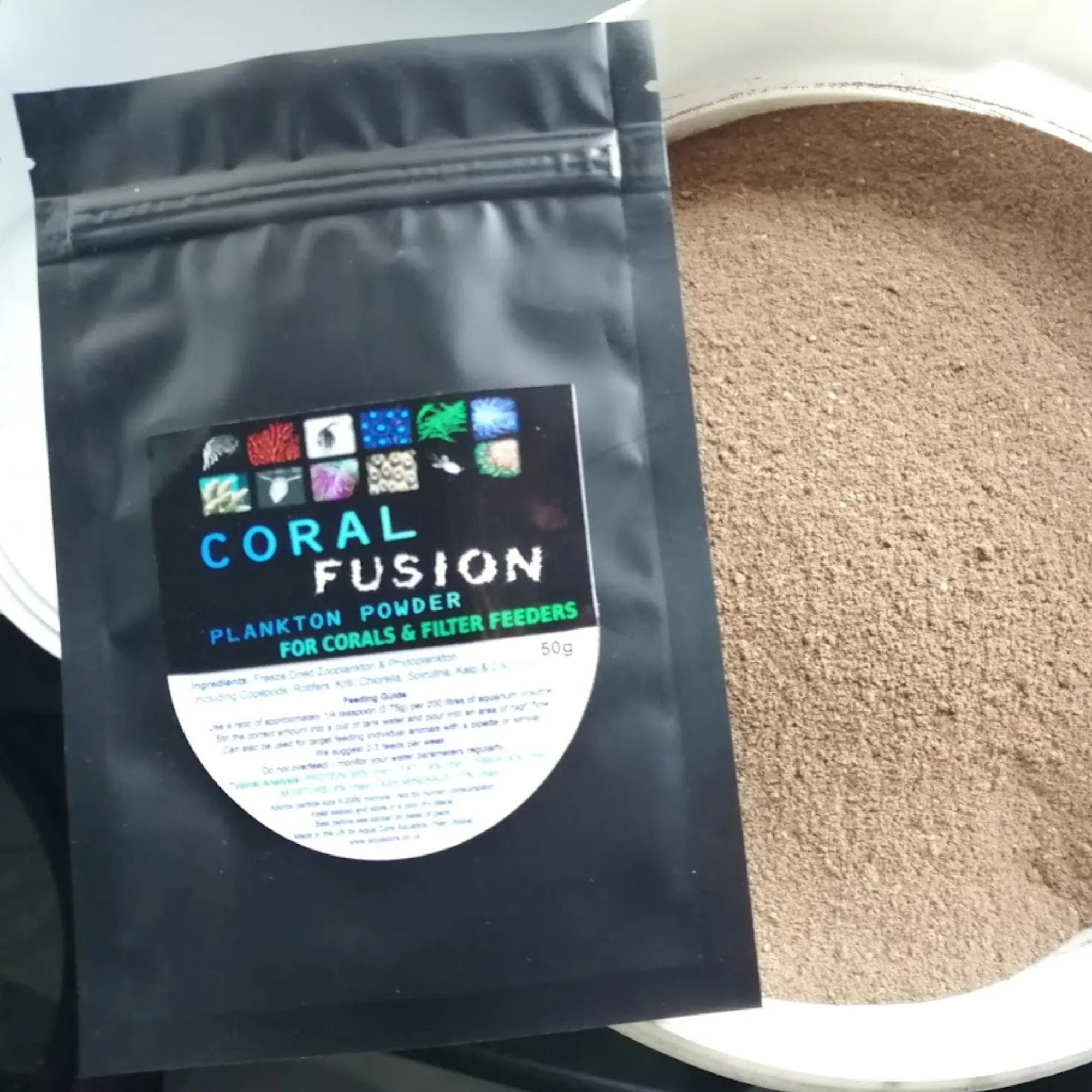 Coral Fusion ™ - 50g - Plankton Powder Coral Food