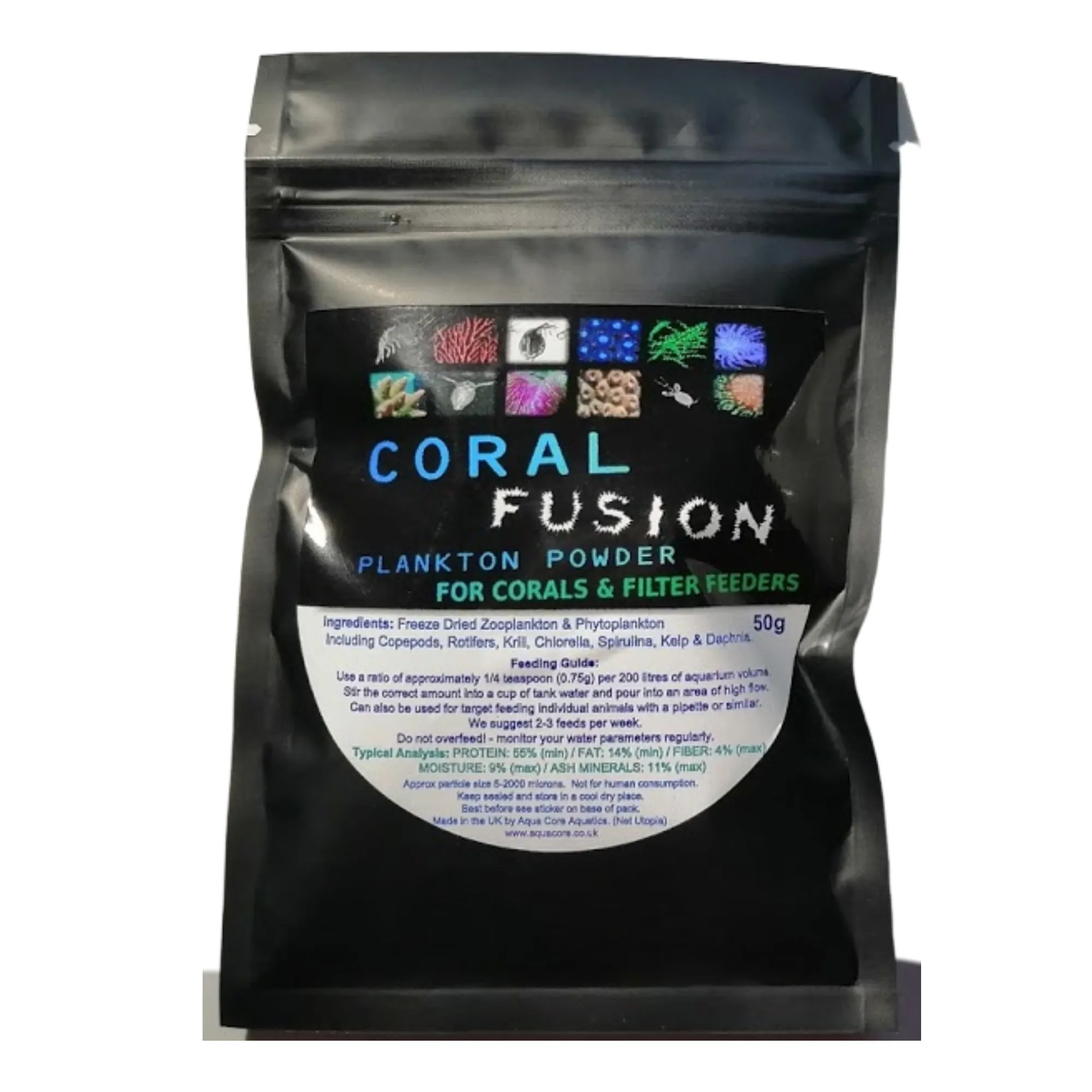 Coral Fusion ™ - 50g - Plankton Powder Coral Food