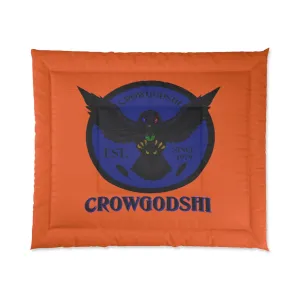 Crowgodshi First Generation Comforter, BLUE LOGO