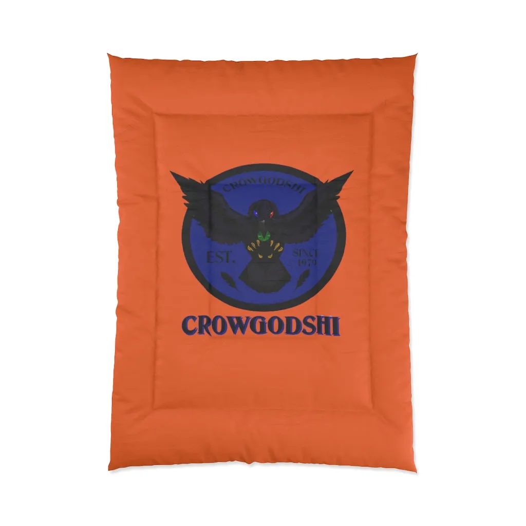 Crowgodshi First Generation Comforter, BLUE LOGO