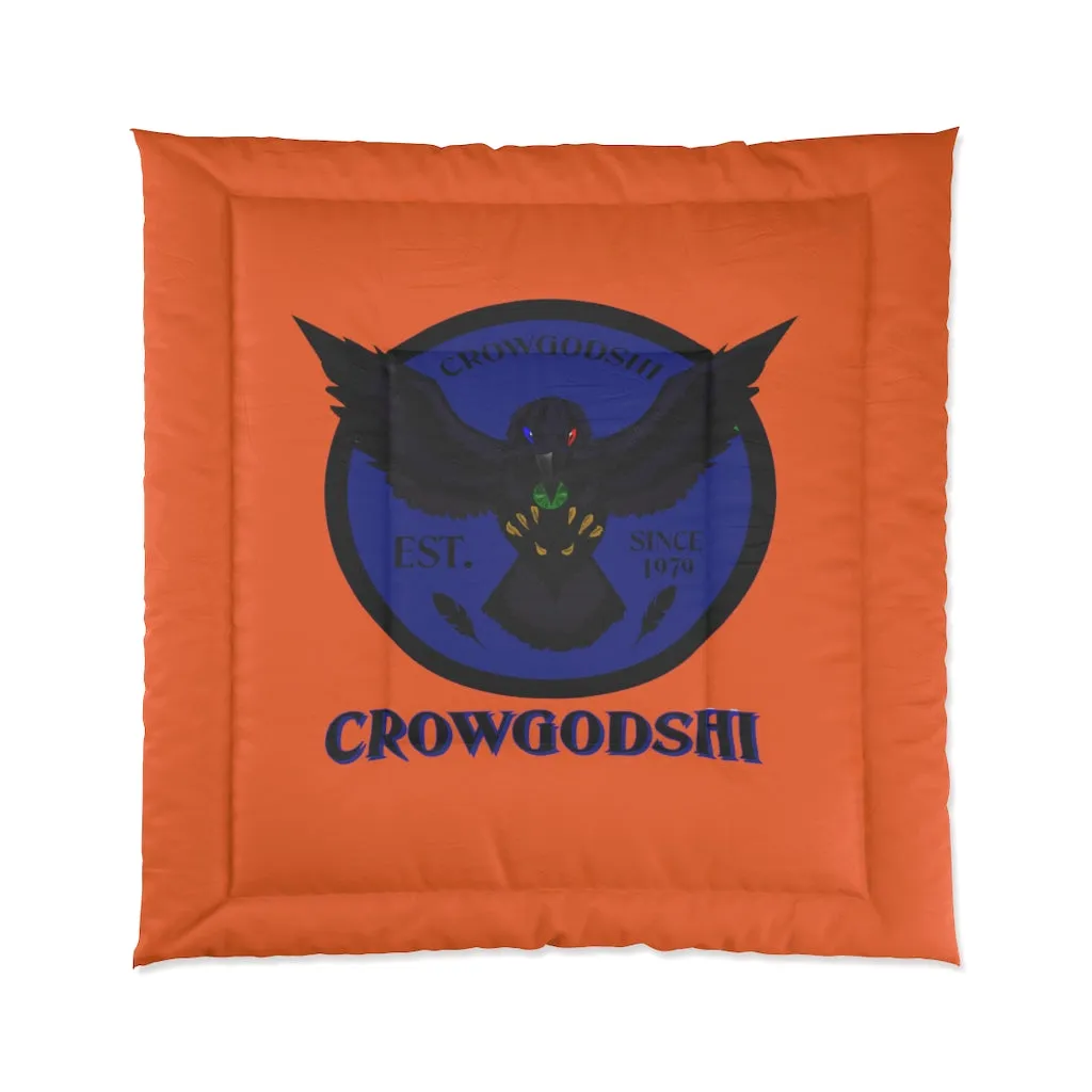 Crowgodshi First Generation Comforter, BLUE LOGO