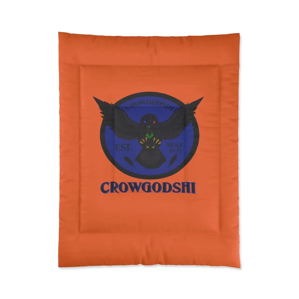 Crowgodshi First Generation Comforter, BLUE LOGO