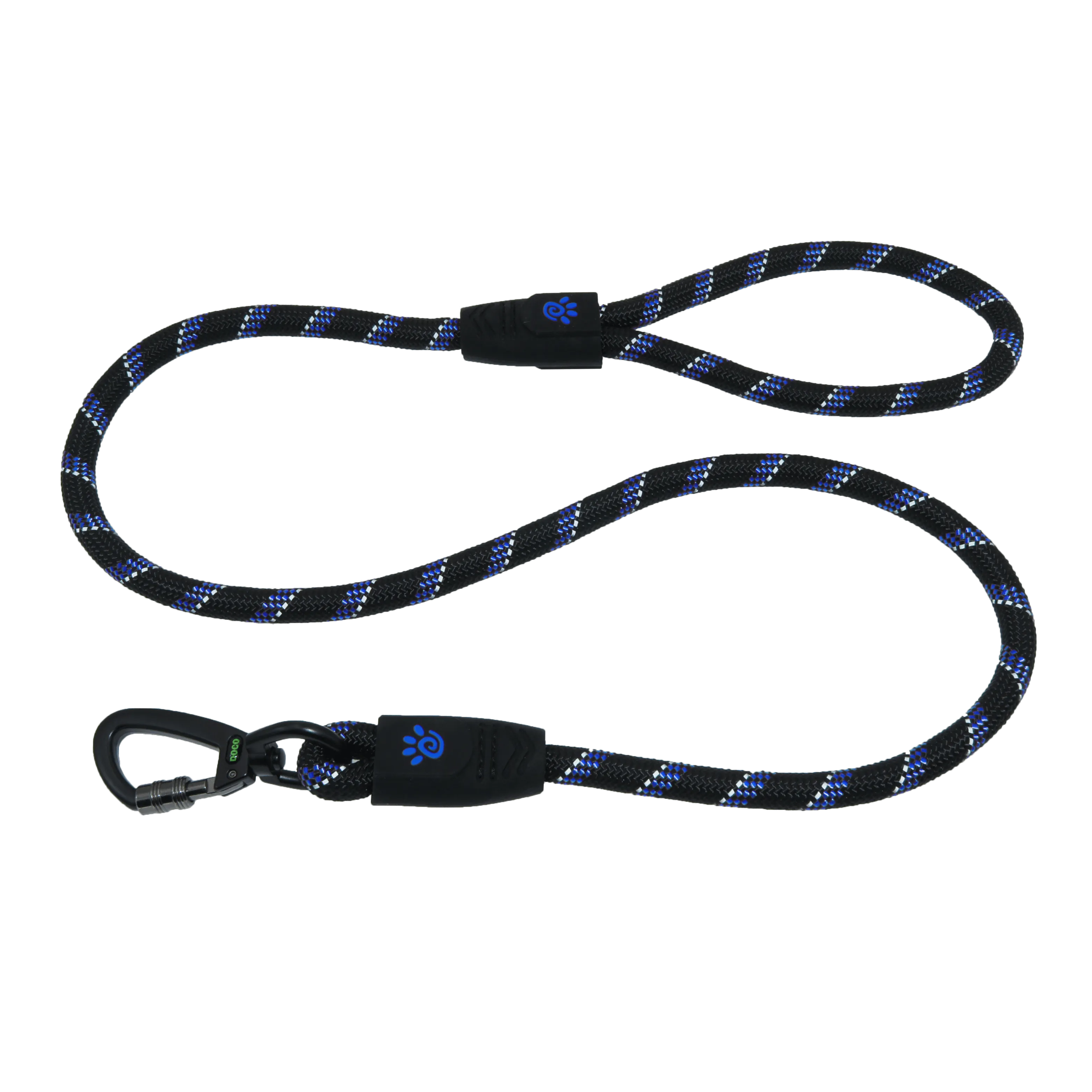 DOCO® 4ft or 5ft Reflective Rope Dog Leash w/ Click & Lock Snap (1/2" Width)