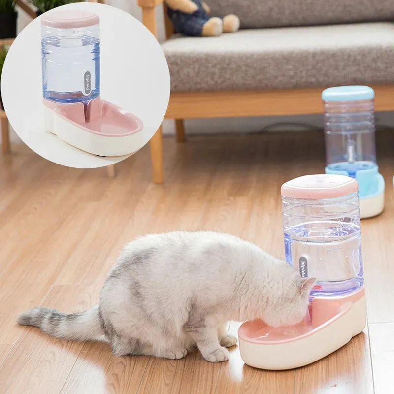 Dog Automatic Feeders Bowl Cat Feeder Food Storage Pet Cat Drinking Water Dispenser Doggy Kitten Drinking Bottle Pet Products