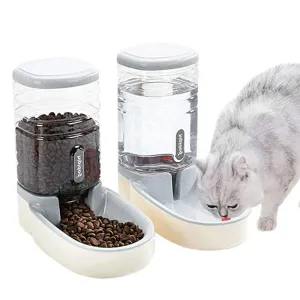 Dog Automatic Feeders Bowl Cat Feeder Food Storage Pet Cat Drinking Water Dispenser Doggy Kitten Drinking Bottle Pet Products