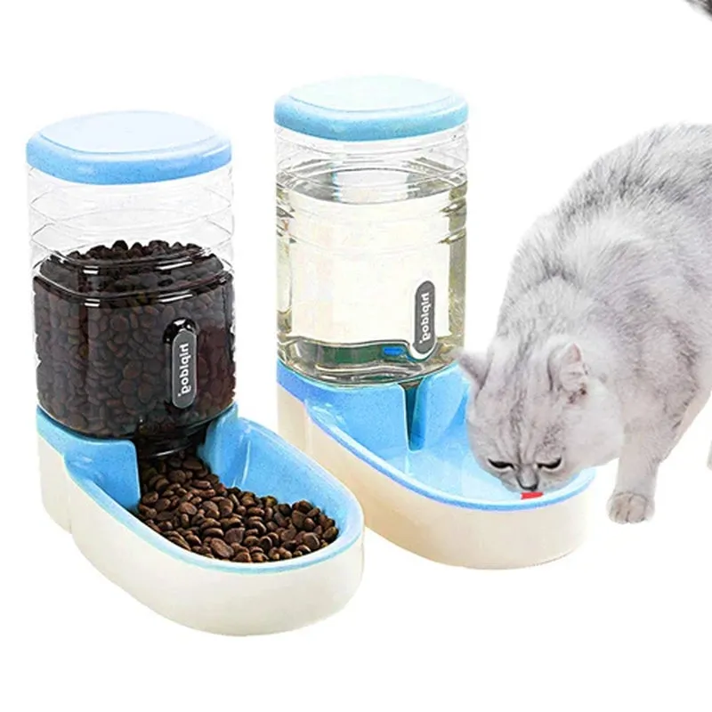 Dog Automatic Feeders Bowl Cat Feeder Food Storage Pet Cat Drinking Water Dispenser Doggy Kitten Drinking Bottle Pet Products