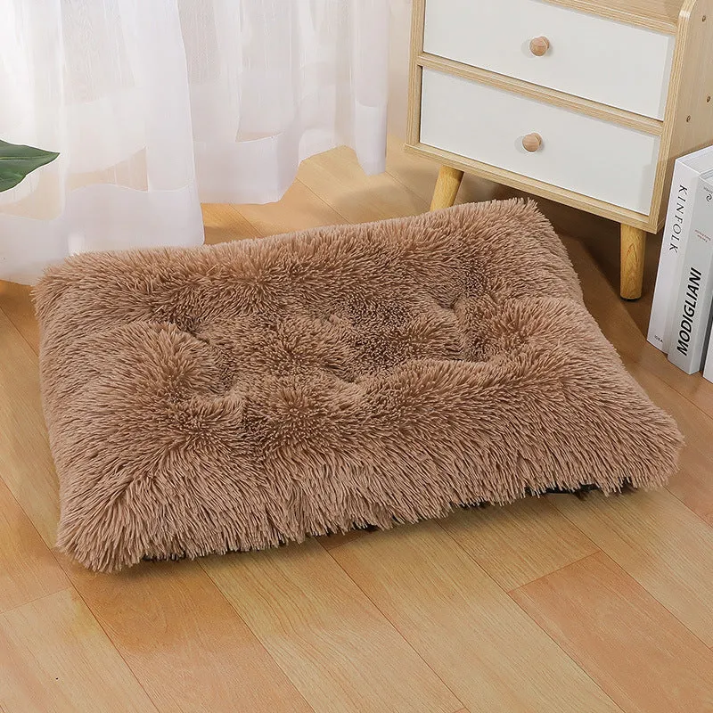 Dog Plush Cat Litter Warm Supplies Pet Mat