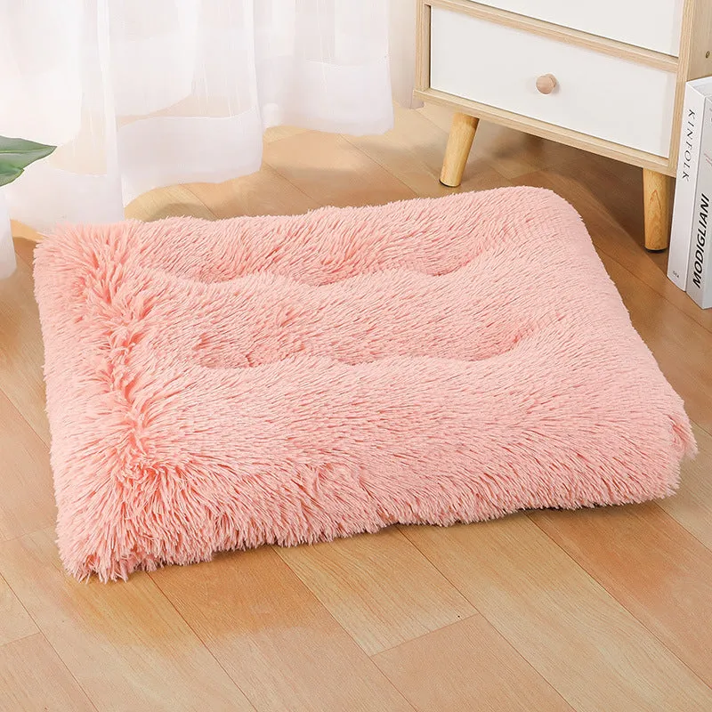 Dog Plush Cat Litter Warm Supplies Pet Mat