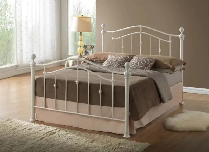 Elizabeth Ivory Metal Beds