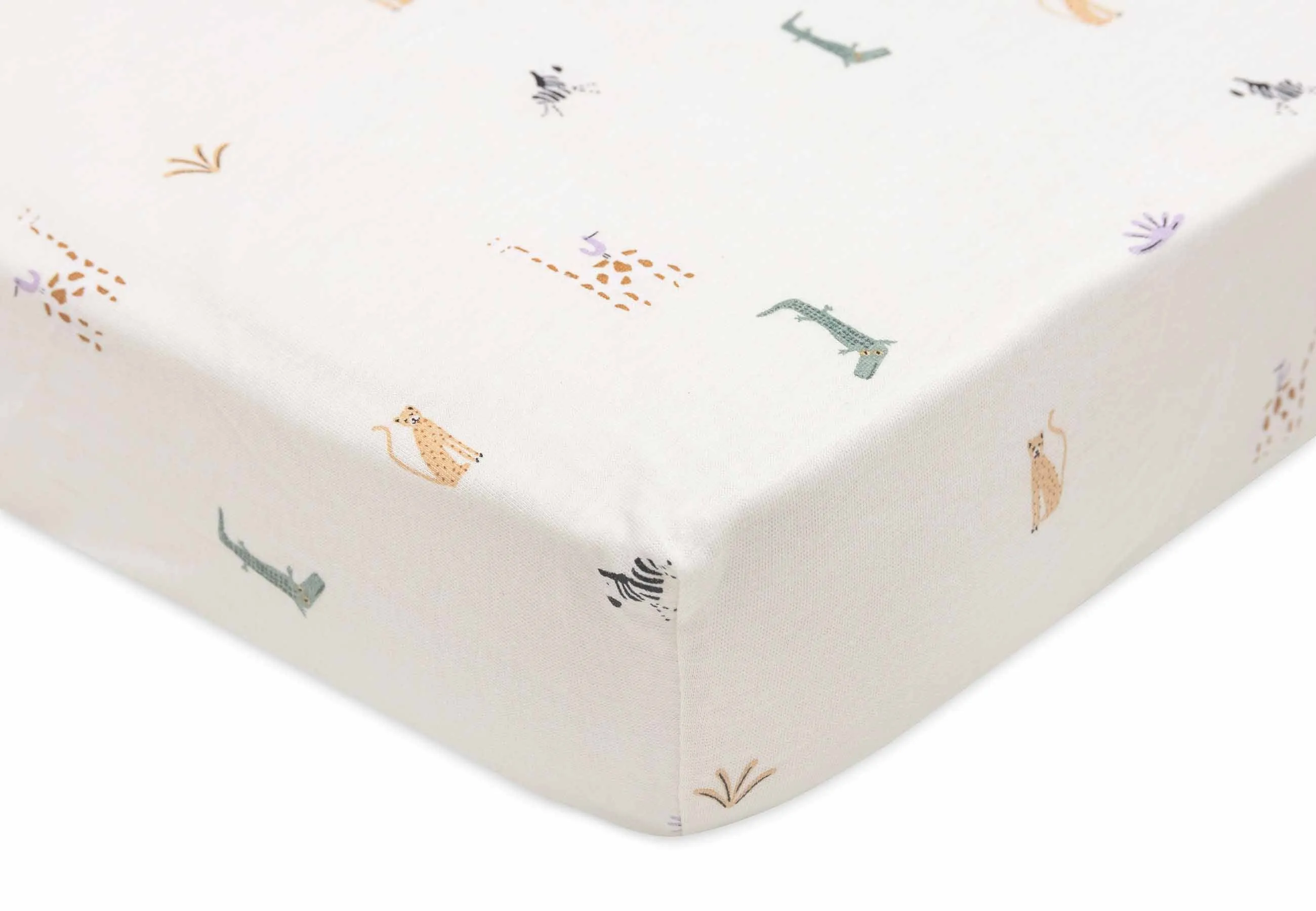 Fitted Sheet Jersey 40/50x80/90cm - Jungle Jambo