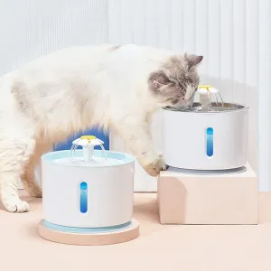 Flower Cat Water Fountain