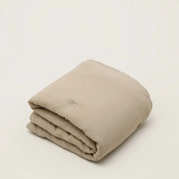 Garbo&Friends Filled Muslin Blanket - Olive