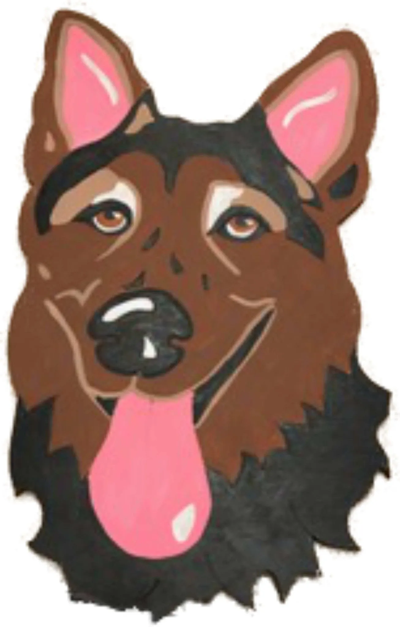 German Shepherd-DIY Pop Art Paint Kit