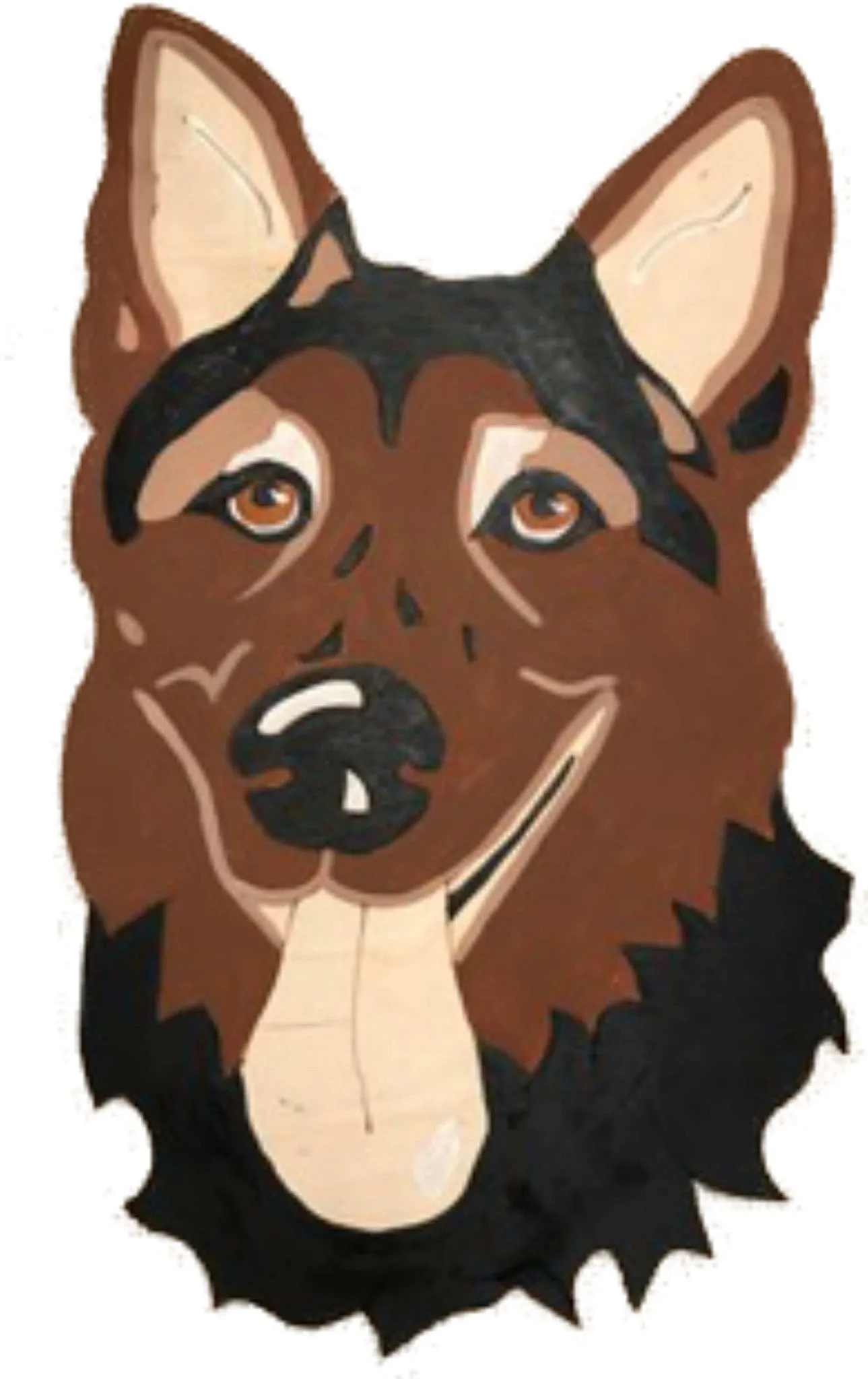 German Shepherd-DIY Pop Art Paint Kit