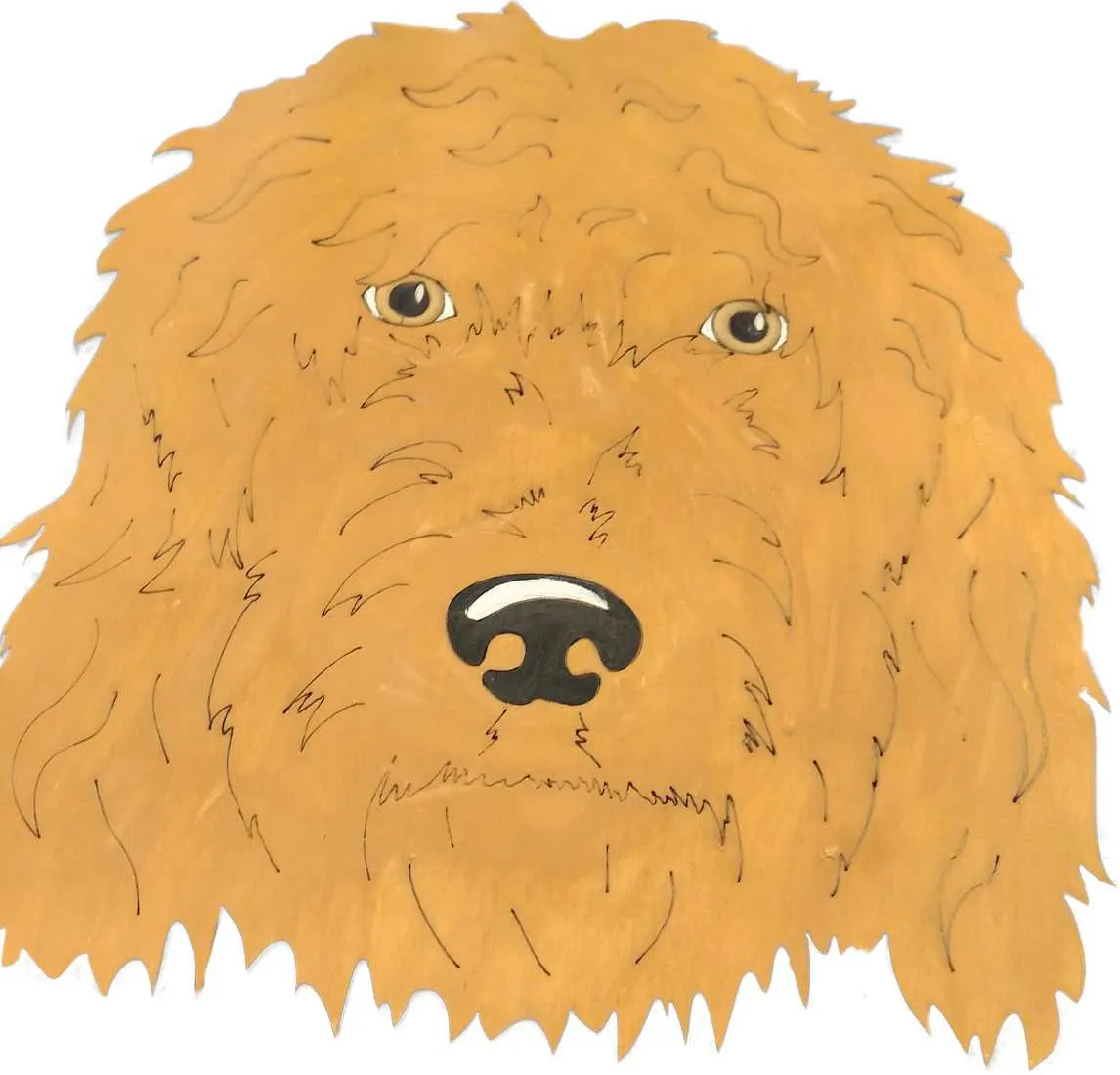 Golden Doodle-DIY Pop Art Paint Ki