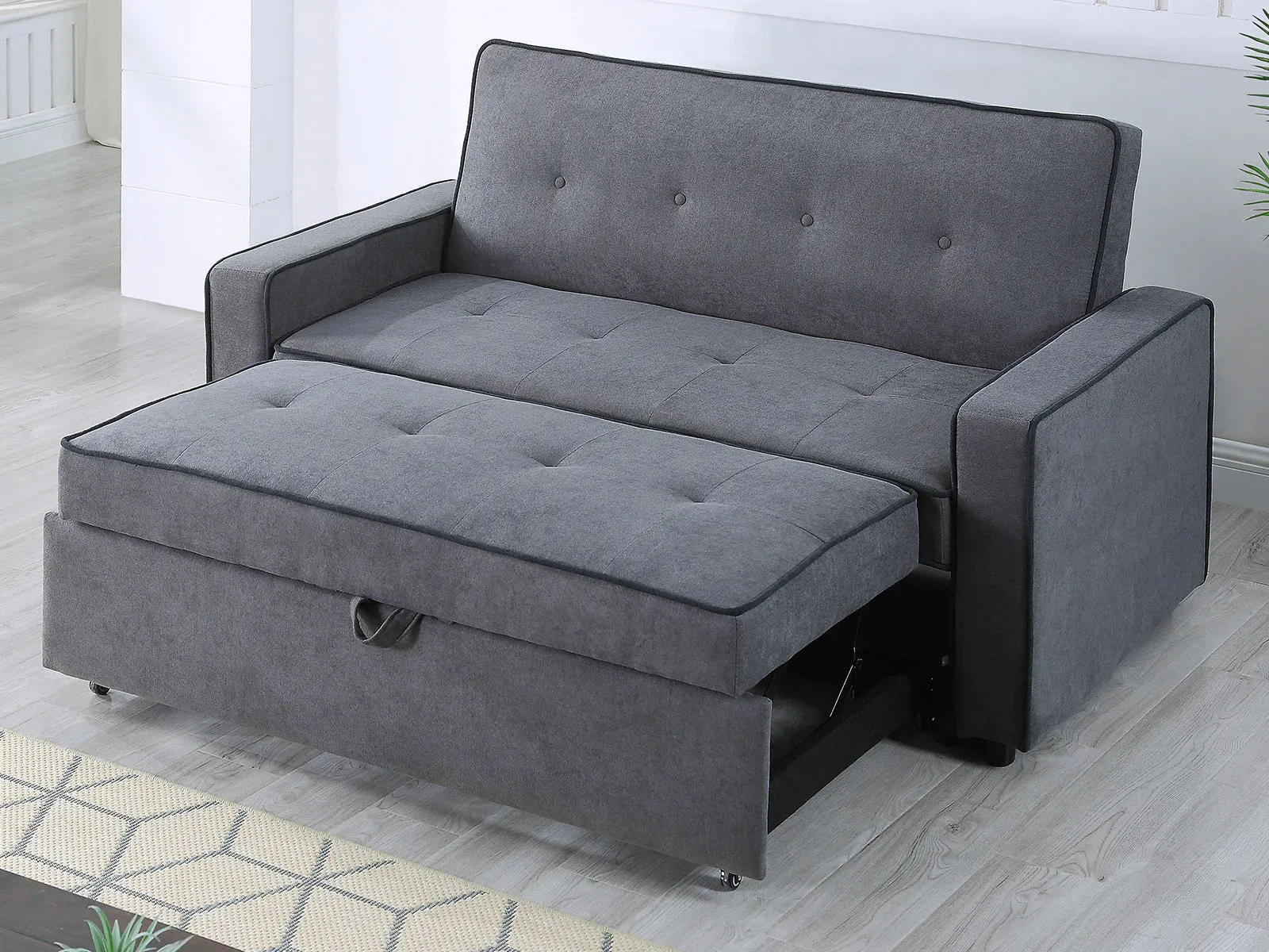 Home Pull Out Sofa Bed GREY