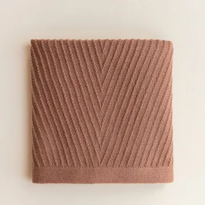 Hvid Blanket Akira – Terracotta